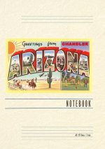 Vintage Lined Notebook Greetings from Chandler, Arizona