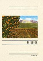 Vintage Lined Notebook Greetings from Mission Viejo, California