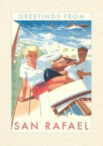 Vintage Lined Notebook Greetings from San Rafael, California