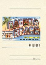 Vintage Lined Notebook Greetings from Laguna Beach, Florida