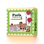 Paris Drôle de ville Crée ta ville miniature et amuse-toi ! - Le coffret contient 6 feuilles de pièces détachables, 1 plan, 1 jeu de