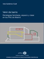 Venir de barrio : estrategias familiares, espacio y clase en los PAU de Madrid