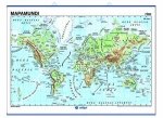 Mapa mural Mapamundi físic/polític projecció mercator