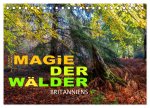 Magie der Wälder Britanniens (Tischkalender 2025 DIN A5 quer), CALVENDO Monatskalender