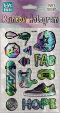 Naklejki Rainbow Hologram Fab