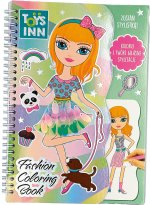 Zestaw Fashion Coloring Book