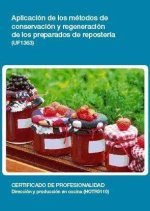Aplicación de los métodos de conservación y regeneración de los preparados de repostería