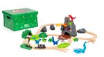 BRIO World - 36104 Dinosaurier Deluxe Set | 44-teiliges Zugset für Kinder ab 3 Jahren