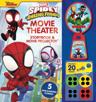 Marvel Spidey and His Amazing Friends: Movie Theater Storybook & Movie Projector (Pevná)