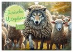Tierische Metaphern (Wandkalender 2025 DIN A4 quer), CALVENDO Monatskalender
