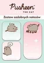 Zestaw 3 notesów ozdobnych. PUSHEEN