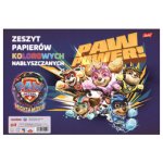 Zeszyt papierów kolorowych nabłyszczanych. A4 10 kartek okładka kredowana. PSI PATROL