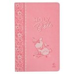 Bible NLT Infant Faux leather, Pink