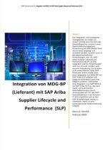 Integration von MDG-BP (Lieferant) mit SAP Ariba Supplier Lifecycle and Performance  (SLP)