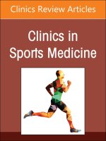 Equality, Diversity, and Inclusion in Sports Medicine, An Issue of Clinics in Sports Medicine