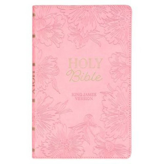 KJV Bible Gift Edition Faux Leather, Light Pink