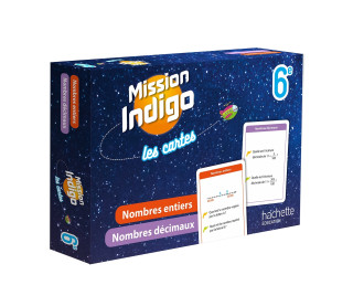 Mission Indigo Les cartes - Nombres entiers / Nombres décimaux  - 6e - Ed. 2024