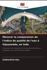 Mesurer la comparaison de l'indice de qualité de l'eau à Vijayawada, en Inde