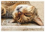 Catlovers - Ein Jahr voller Samtpfoten und charmanten Weisheiten (Tischkalender 2025 DIN A5 quer), CALVENDO Monatskalender
