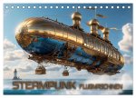 Steampunk Flugmaschinen (Tischkalender 2025 DIN A5 quer), CALVENDO Monatskalender