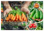 Mein Gemüsegarten - Ein Jahr knackig frisches Gemüse (Wandkalender 2025 DIN A2 quer), CALVENDO Monatskalender