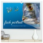 fisch portrait (hochwertiger Premium Wandkalender 2025 DIN A2 quer), Kunstdruck in Hochglanz