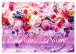 Eiscreme-Träume - Süße Verlockung und florale Schönheiten (Wandkalender 2025 DIN A4 quer), CALVENDO Monatskalender