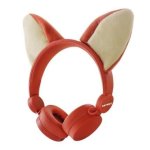KIDYWOLF Kopfhörer mit Kabel & Fuchsohren abnehmbar