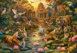 Puzzle 1000 el. Tygrysi raj