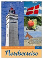 Nordseereise - Jütland in Dänemark - Von Blavand bis Henne Strand (Wandkalender 2025 DIN A2 hoch), CALVENDO Monatskalender