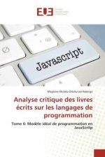 Analyse critique des livres écrits sur les langages de programmation