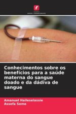 Conhecimentos sobre os benefícios para a saúde materna do sangue doado e da dádiva de sangue
