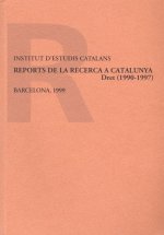 REPORTS DE LA RECERCA A CATALUNYA. DRET (1990-1997)