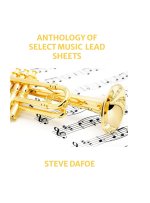 ANTHOLOGY OF SELECT MUSIC LEAD SHEETS