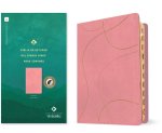 Biblia de Estudio del Diario Vivir Para Jóvenes Ntv (Sentipiel, Rosa Pastel, Índice, Letra Roja, Habilitada Para Filament)
