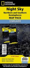 National Geographic Night Sky (Stargazer Folded Map Pack Bundle)