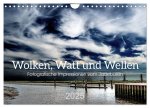 Wolken, Watt und Wellen. Fotografische Impressionen vom Jadebusen. (Wandkalender 2025 DIN A4 quer), CALVENDO Monatskalender