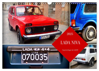 LADA NIVA - Exportschlager der UdSSR (Wandkalender 2025 DIN A3 quer), CALVENDO Monatskalender