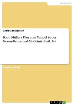 Bodo Müllers Plan zum Wandel in der Gesundheits- und Medizintechnik AG