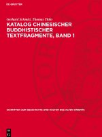 Katalog chinesischer buddhistischer Textfragmente, Band 1