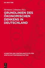 Grundlinien des ökonomischen Denkens in Deutschland