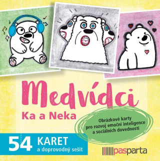 Medvídci Ka a Nekaf - 54 karet a doprovodný sešit