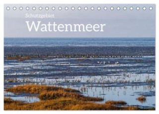 Schutzgebiet Wattenmeer (Tischkalender 2025 DIN A5 quer), CALVENDO Monatskalender