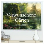 Verwunschene Gärten - Eine Zeitreise (hochwertiger Premium Wandkalender 2025 DIN A2 quer), Kunstdruck in Hochglanz