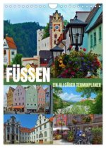 Füssen - Ein Allgäuer Terminplaner (Wandkalender 2025 DIN A4 hoch), CALVENDO Monatskalender