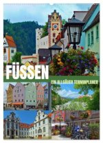 Füssen - Ein Allgäuer Terminplaner (Wandkalender 2025 DIN A2 hoch), CALVENDO Monatskalender