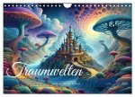 Traumwelten Surreale Landschaften (Wandkalender 2025 DIN A4 quer), CALVENDO Monatskalender