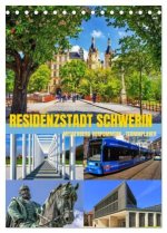 Residenzstadt Schwerin - Mecklenburg-Vorpommern - Terminplaner (Tischkalender 2025 DIN A5 hoch), CALVENDO Monatskalender