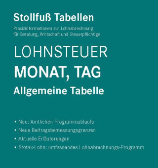 Tabelle, Lohnsteuer 2024, Monat, Tag