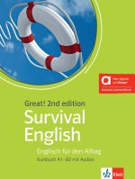 Great! Survival English A1-B2, 2nd edition - Hybride Ausgabe allango, m. 1 Beilage